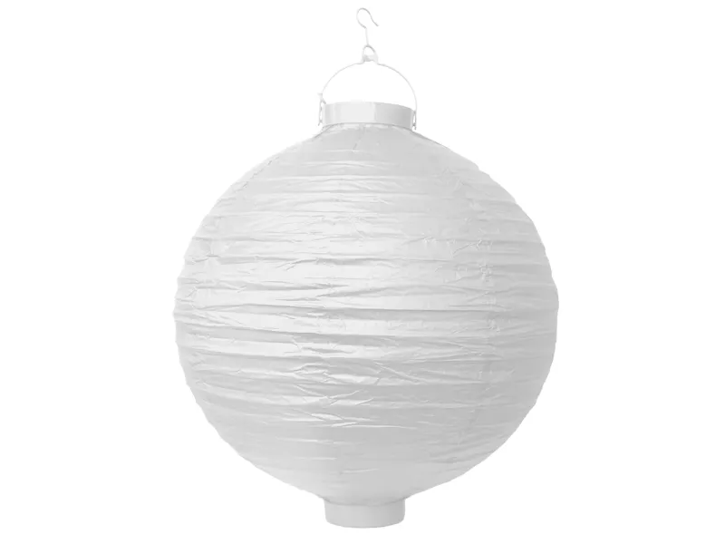  Lampion papierowy 20cm biały Partydeco