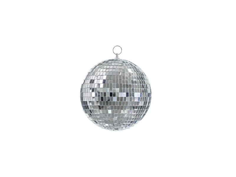  Kula lustrzana disco 20cm srebrny Partydeco