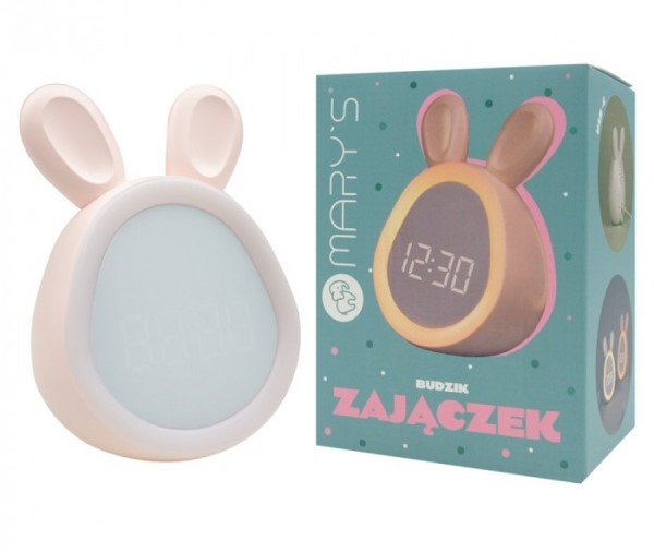 Budzik zajączek 10cm MARY’S