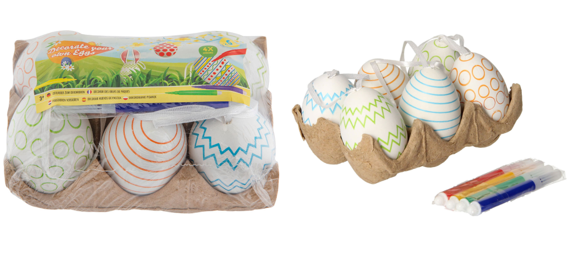 Zestaw kreatywny pisanki z pisakami Moxy