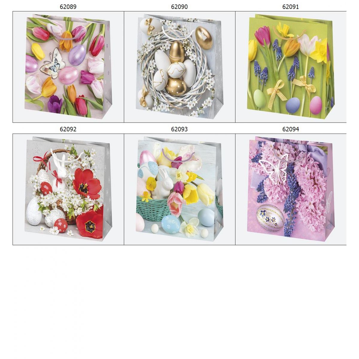 Torebka wielkanocna 15x15x8cm 10szt Pol-Mak