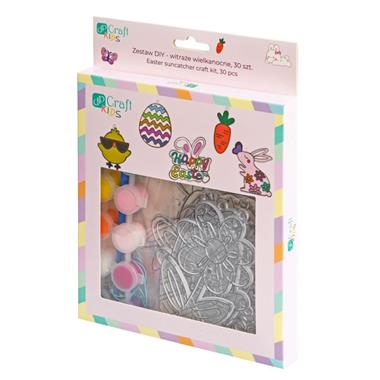 Zestaw witraży wielkanocnych z farbkami DP Craft