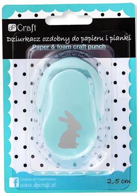 Dziurkacz ozdobny 2,5cm zając Dalprint