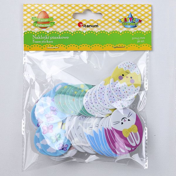Naklejki piankowe wielkanocne Titanum