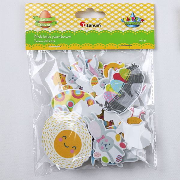 Naklejki piankowe wielkanocne Titanum