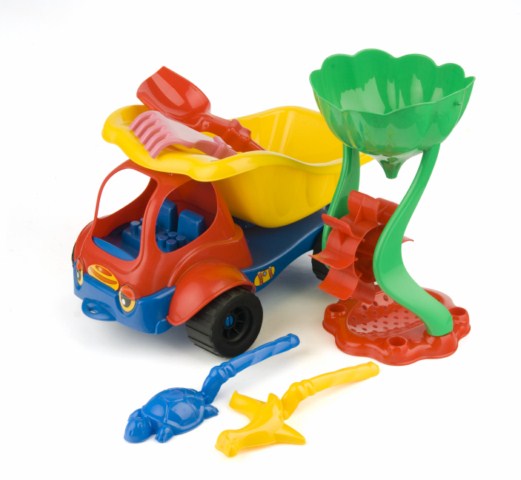 Auto wywrotka + zestaw piaskowy Bagiński