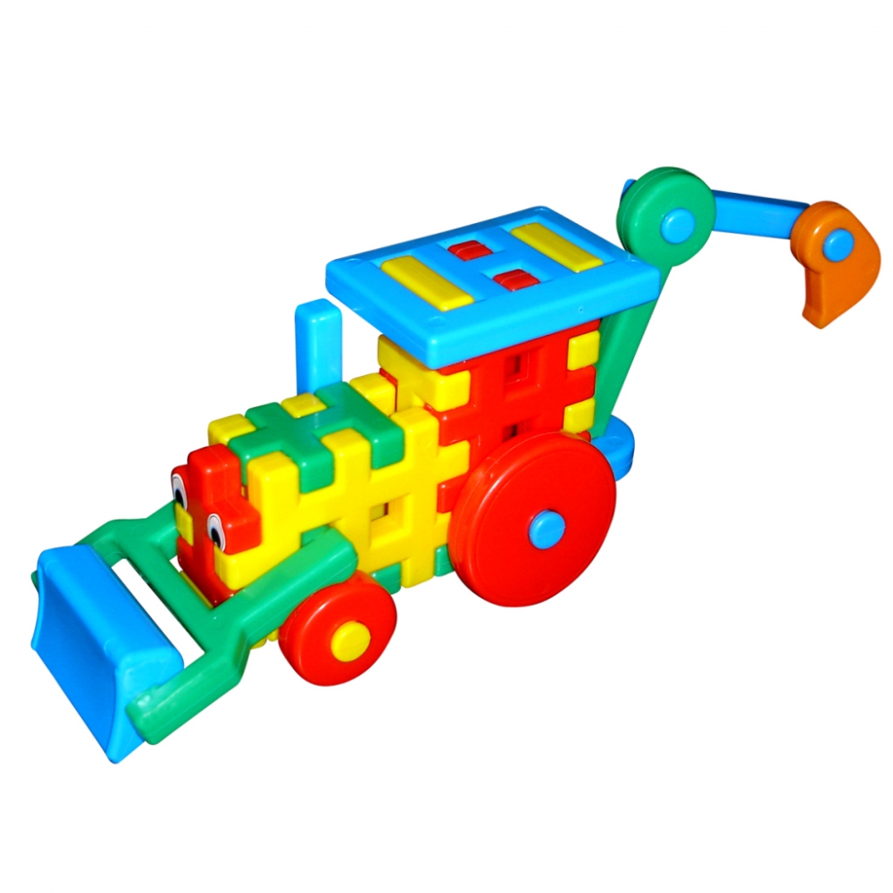 Klocki plastikowe wafle koparka Czako