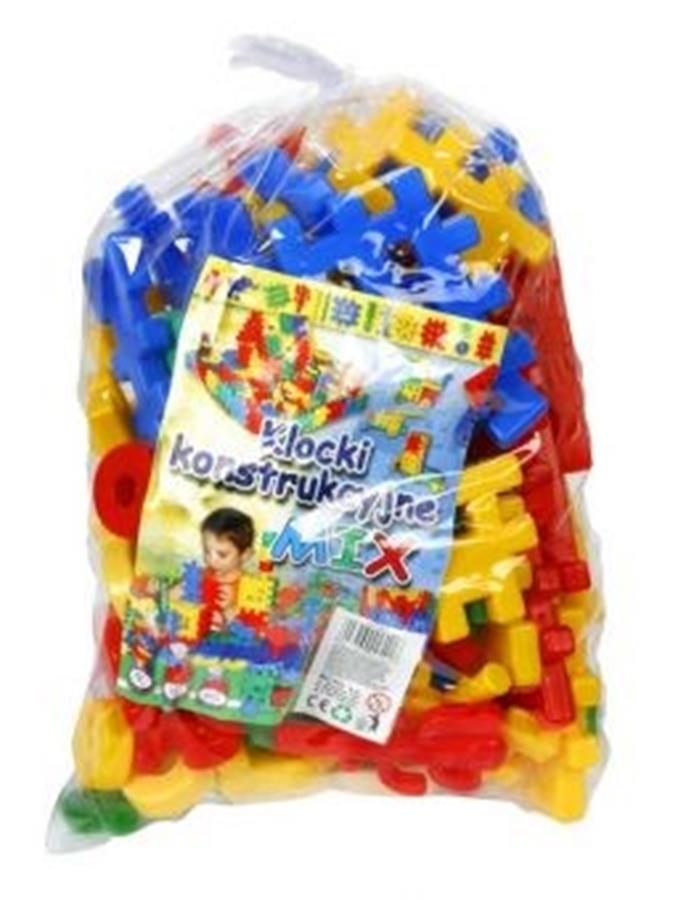 Klocki plastikowe wafle 60 elementów mix  Czako