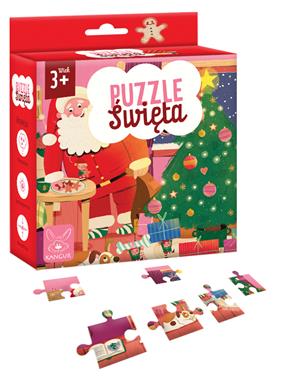 Gra puzzle święta +3 Kangur