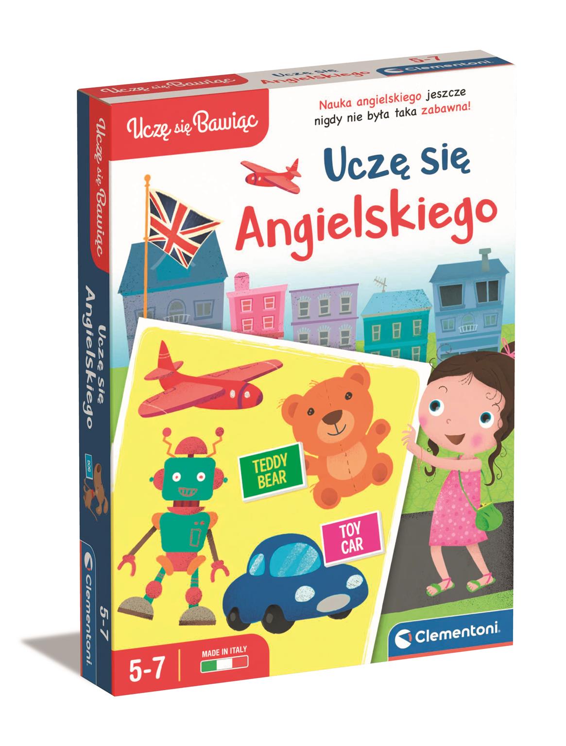 Gra edukacyjna uczę się bawiąc Uczę się angielskiego +5 Clementoni