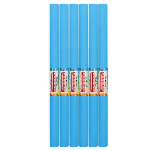 Bibuła marszczona błękitna 50x200cm 10 szt. Starpak