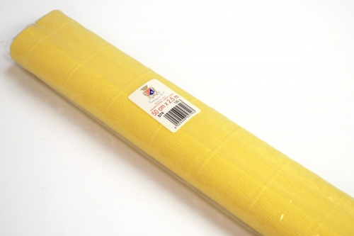 Krępina marszczona 180g żółta 50x250cm Feniks