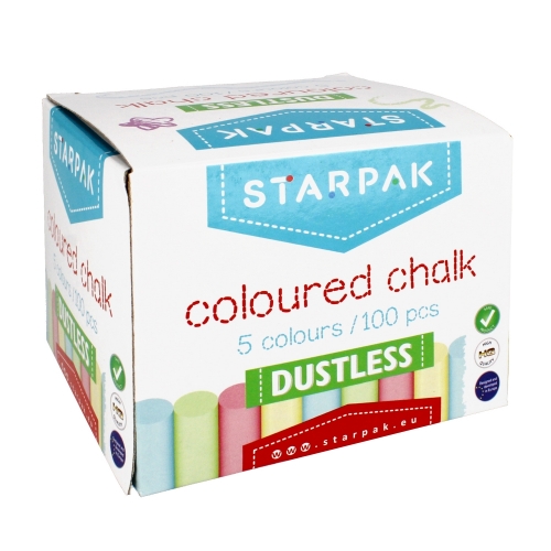 Kreda kolorowa 5 kolorów 100szt. Starpak