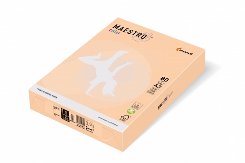 Paser ksero kolor łososiowy A4 80g 500 ark. Maestro