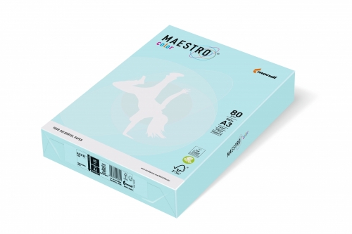 Papier ksero kolor niebieski A4 80g 500 ark. Mestro 