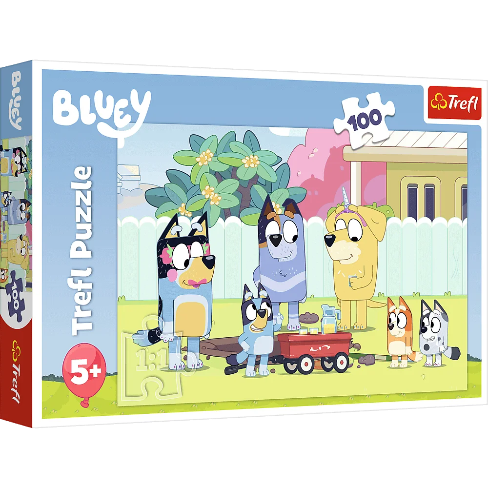 Puzzle 100 elementów Bluey +5 Trefl