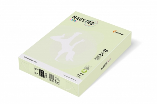 Papier ksero kolor zielony groszkowy A4 80g 500ark Maestro