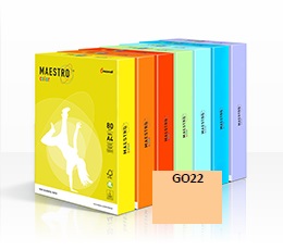 Papier ksero kolor złoty A4 160g 250ark. Maestro