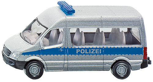 Auto Policyjny Van metalowe 8cm SIKU Trefl