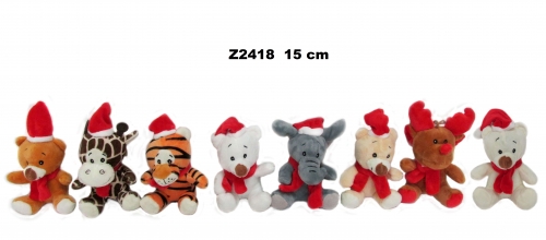  Pluszaki świąteczne 15cm Sun Day
