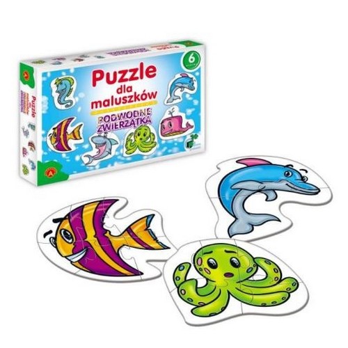 Puzzle dla maluszków podwodne zwierzątka +2 Alexander