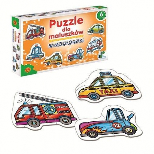 Puzzle dla maluszków samochodziki +2 Alexander