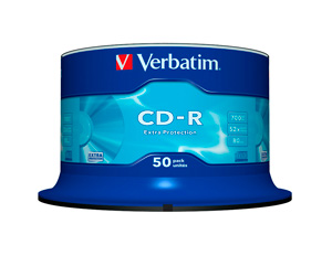 Płyta CD-R 700MB 52X 50szt. Extra Protection Verbatim