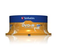 Płyta DVD-R 4,7GB  X16 Verbatim 25 szt.