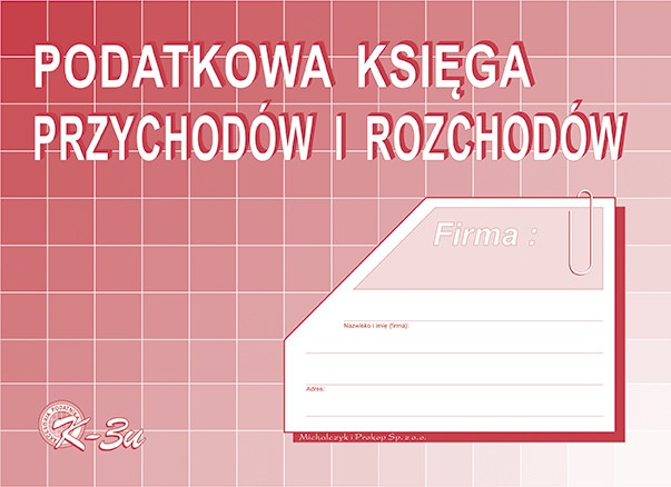 Podatkowa księga przychodów i rozchodów K-3U A5/32str M&P 