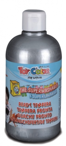 Farba temper 500ml srebrna metaliczna ToyColor