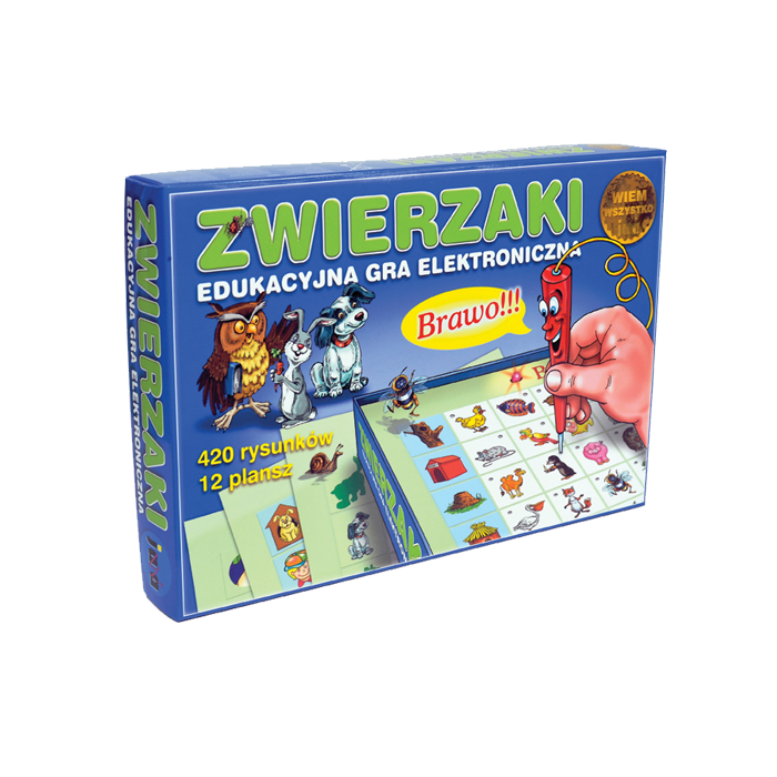 Gra elektroniczna dla przedszkolaka Zwierzaki +4 Jawa