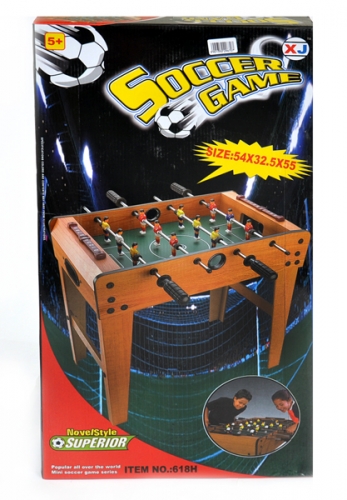 Gra piłkarzyki 51x32x55 z drewnianym stołem