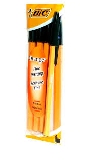 Długopis 4 szt. Orange BIC czarny