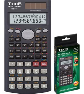 Kalkulator naukowy 12-pozycyjny TR-511 TOOR