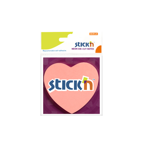Notes samoprzylepny serce 70x70/50kart Stick'n