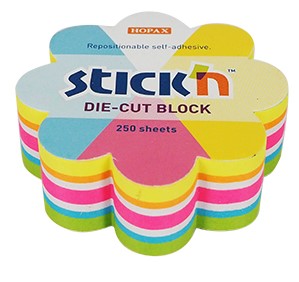 Notes samoprzylepny kwiat 67x67/250kart Stick'n