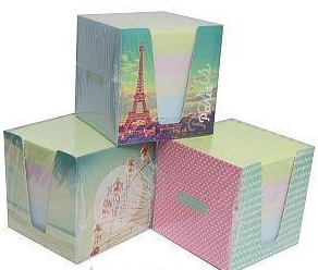Notes kolorowy pastel w kubiku 90x90x90 Interdruk