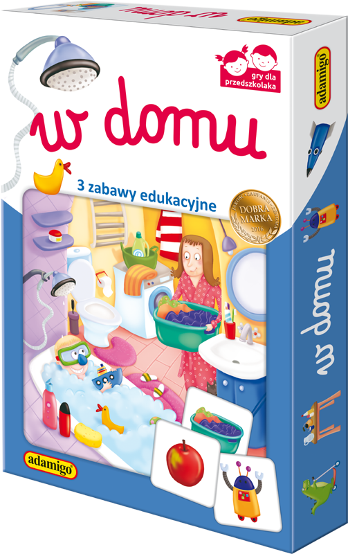 Gra edukacyjna w domu +4 Adamigo