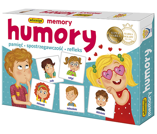 Gra edukacyjna memory humory +4 Adamigo