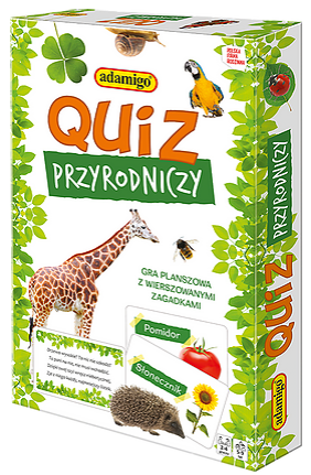 Quiz przyrodniczy z zagadkami +5 Adamigo