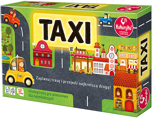 Gra edukacyjna Taxi +5 Kukuryku