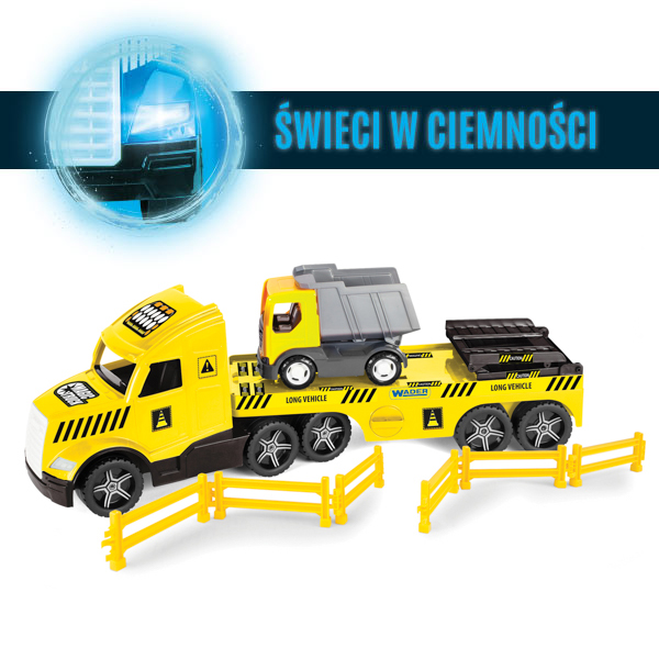 Magic Truck Technic laweta z wywrotką Wader