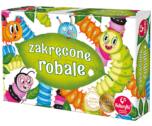 Gra edukacyjna Zakręcone robale +5 Kukuryku