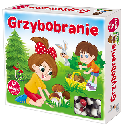 Gra edukacyjna grzybobranie +3 Kukuryku