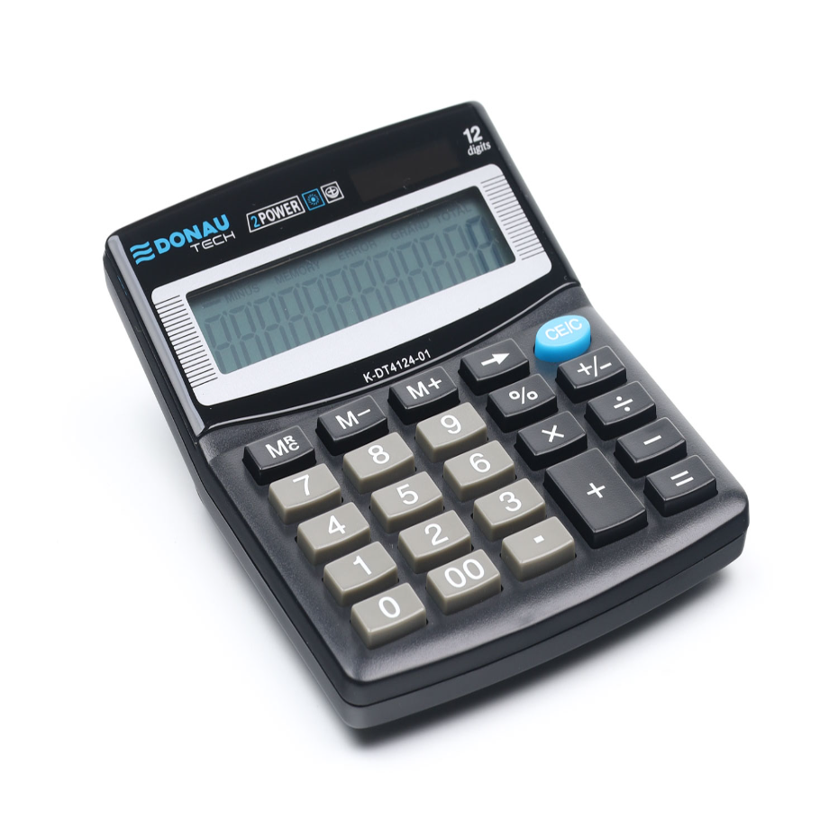 Kalkulator biurowy 12 pozycji K-DT4124-01 Donau