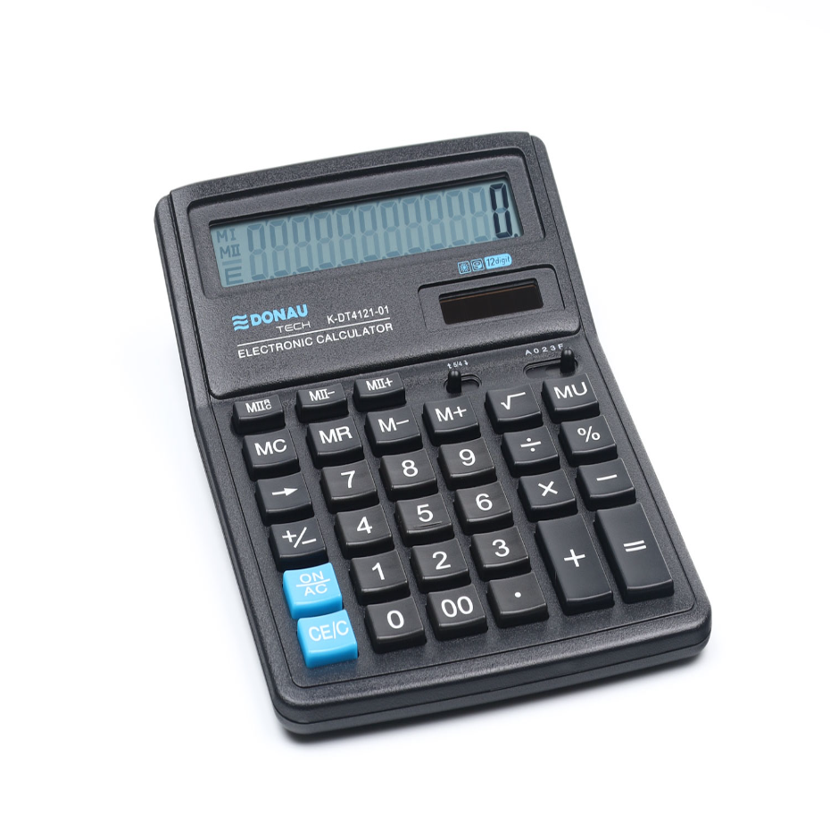 Kalkulator biurowy 12 pozycji K-DT4121-01 Donau