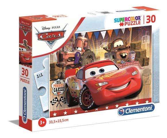 Puzzle 30 elementów Super Color Cars +3 Clementoni