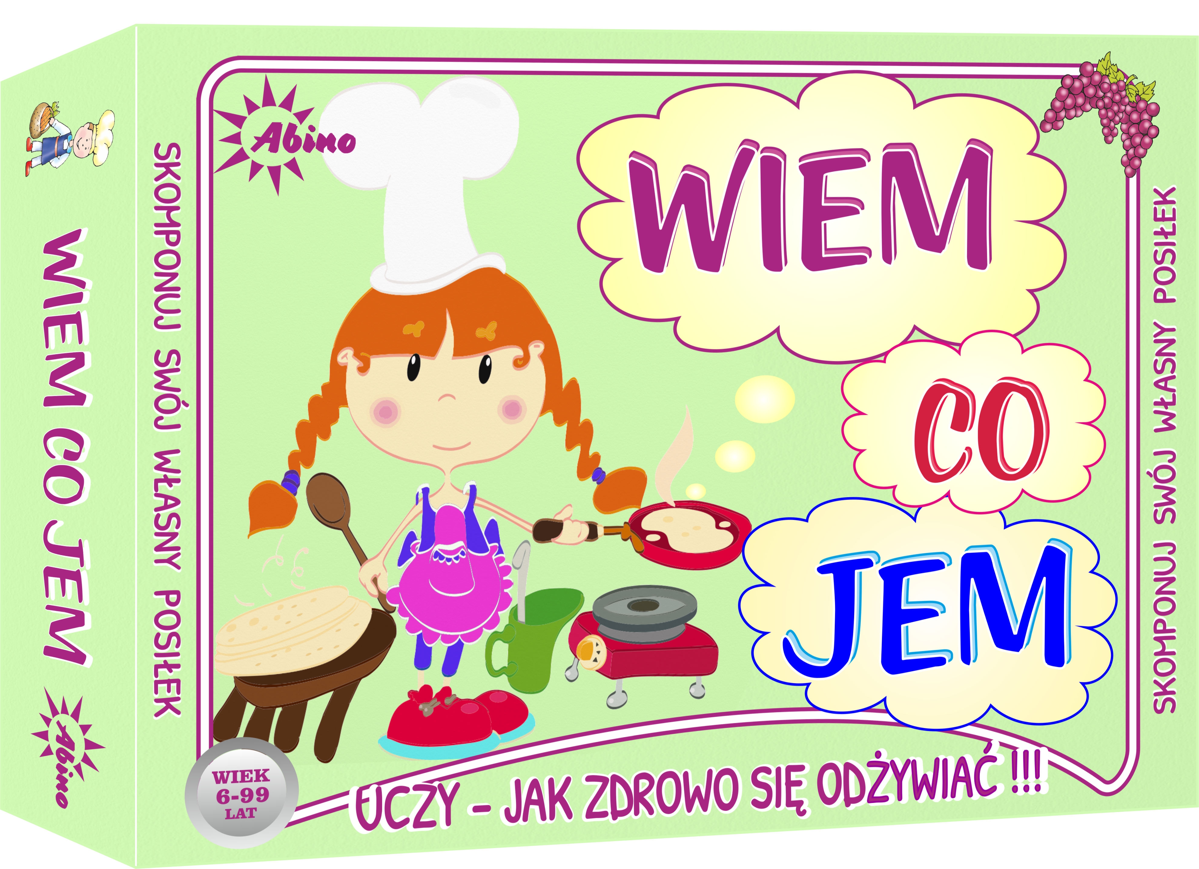 Gra edukacyjna Wiem co jem +6 Abino