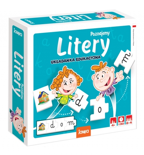 Gra edukacyjna poznajemy litery +4 Jawa