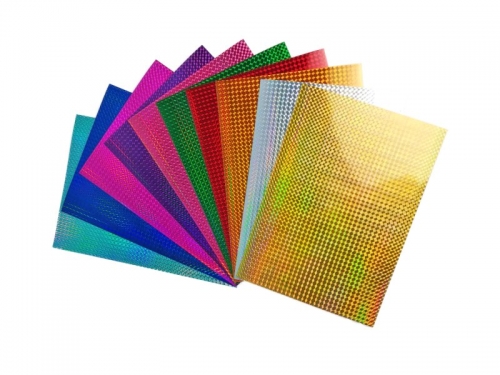 Papier kolorowy samoprzylepny holograficzny 170g B4/10 kart. Beniamin